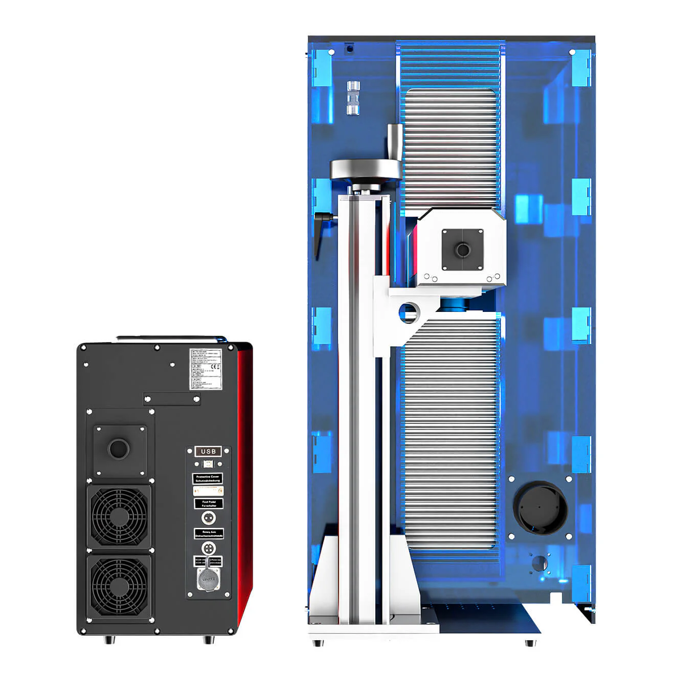 30W MOPA JPT Laser pour Gravure sur Métal en Couleur, 175x175mm | M-30 - Image 3