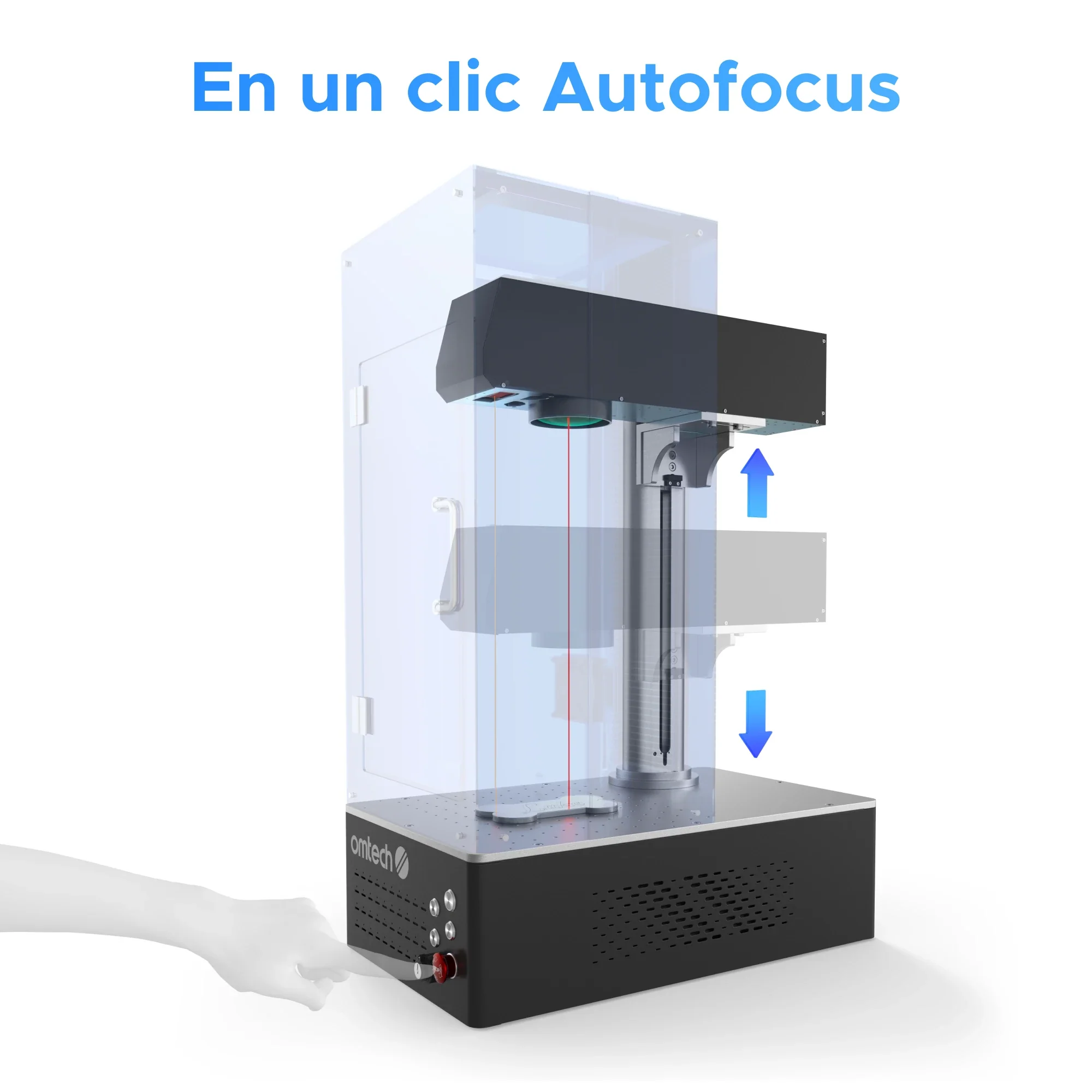 Machine de marquage laser à fibre MOPA JPT 20W avec autofocus | M20C - Image 4